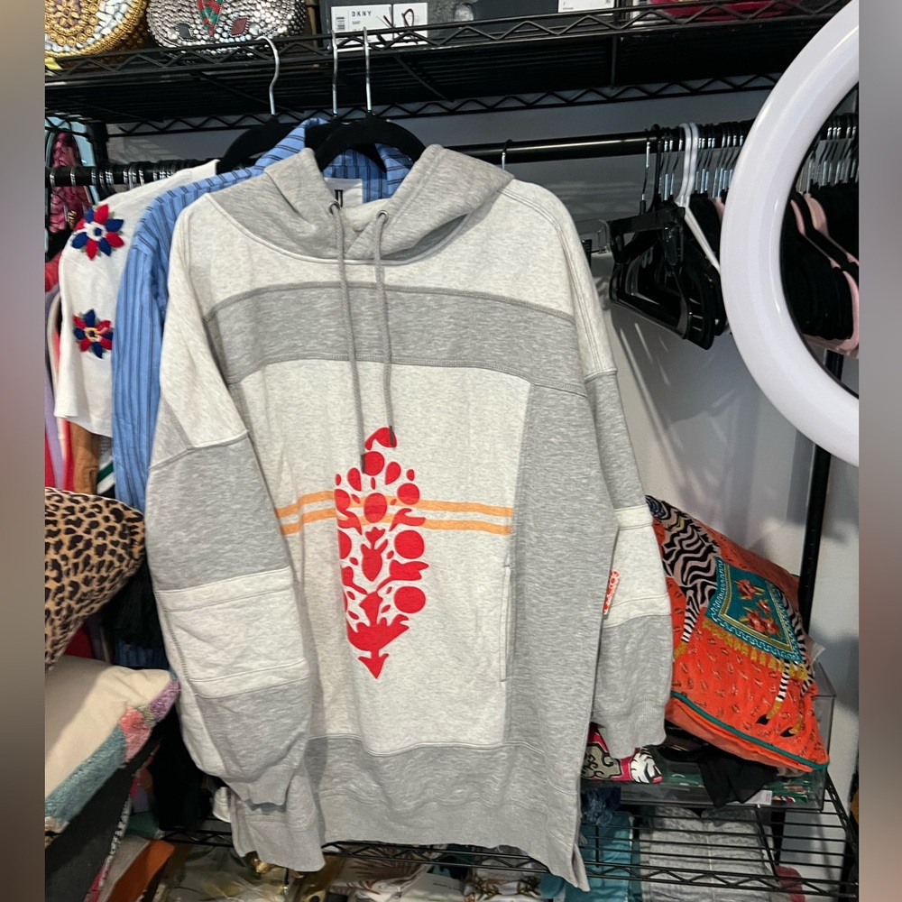 FP Movement Oversized Logo Hoodie, MED NWT - Picture 4 of 5